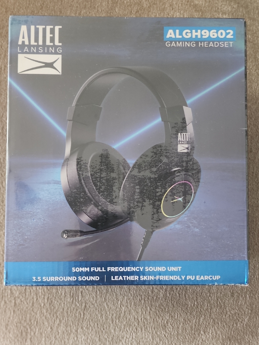 Altec Lansing ALGH9602 Black Over-Ear Gaming Headset